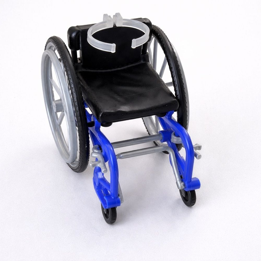 Barbie Ken Wheelchair Accessory – Blue & Black Doll Wheelchair